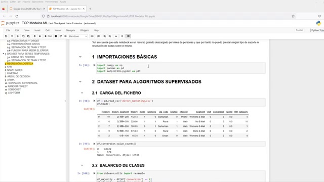 Comparacion De Estadisticas Y Machine Learning