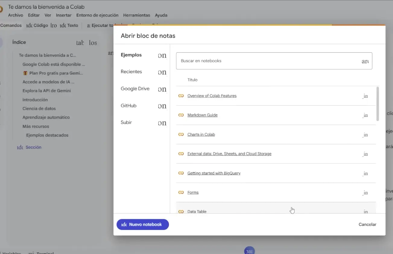 Colab Python: programa Python en la nube desde tu navegador