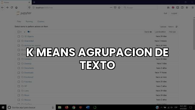K Means Agrupacion De Texto