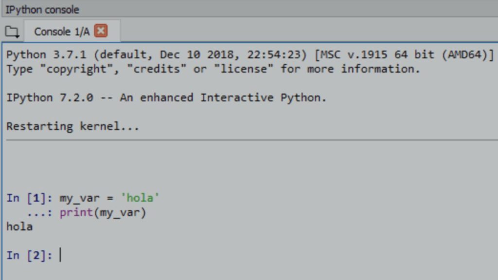 python declarar variables