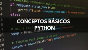 conceptos básicos del lenguaje de programación Python
